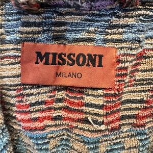 Missoni Milano Multicolor Knit Robe